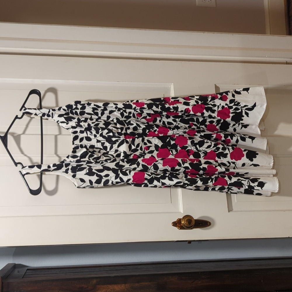 A-line floral dress